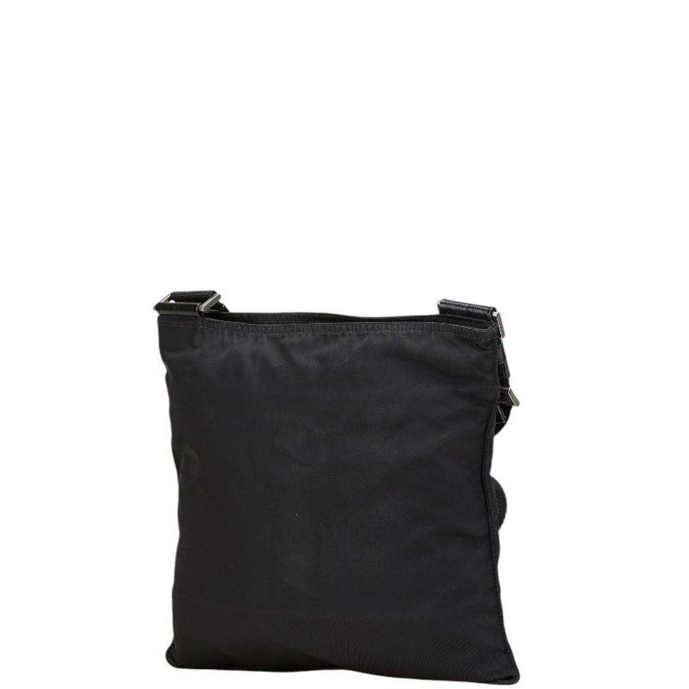 Prada Leather Nylon Shoulder Triangular Bag Skull… - image 2